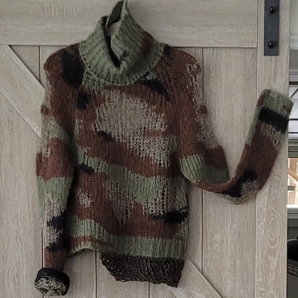 DIESEL colection, sweater, S/M, camo colours - Picture 5 of 13